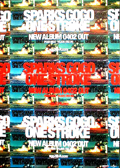 SPARKS GO GO 「ONE STROKE」のポスター