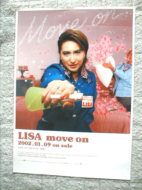 LISA 「move on」のポスター