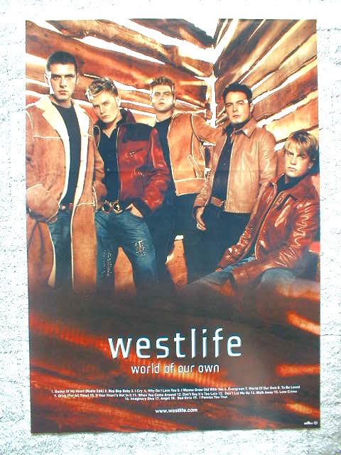 Westlife ウエストライフ 「world of our own」のポスター