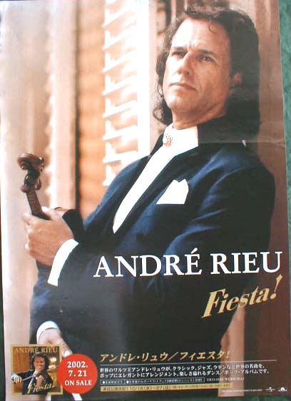 アンドレ・リュウ （Andr? Rieu） 「フィエスタ!」のポスター
