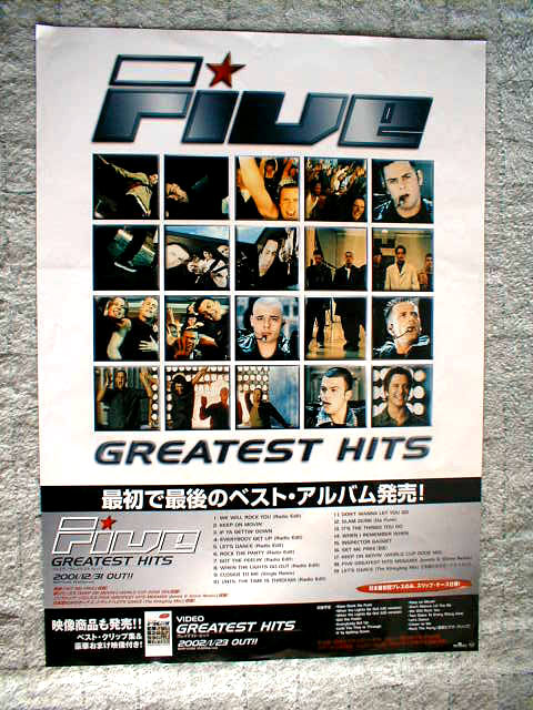 FIVE 「Greatest Hits」 のポスター