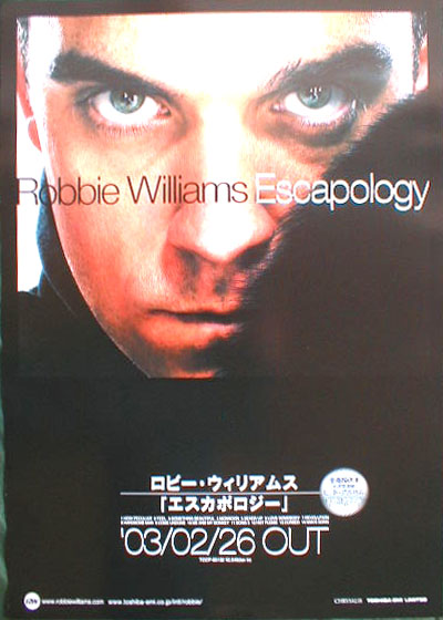 ロビー・ウィリアムズ 「Escapology」のポスター