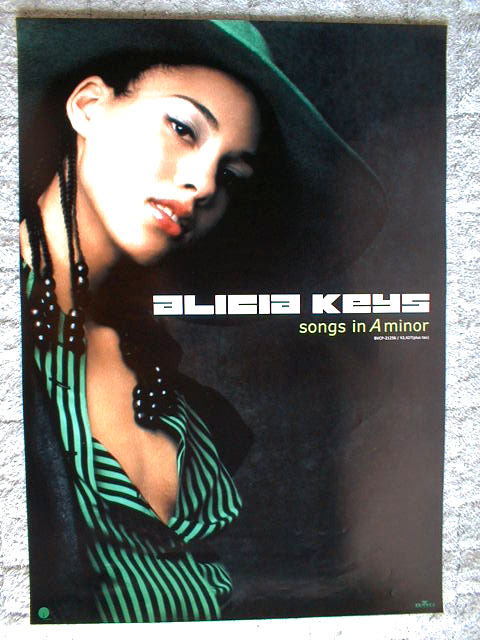 Alicia Keys （アリシア・キーズ）「songs in minor」のポスター