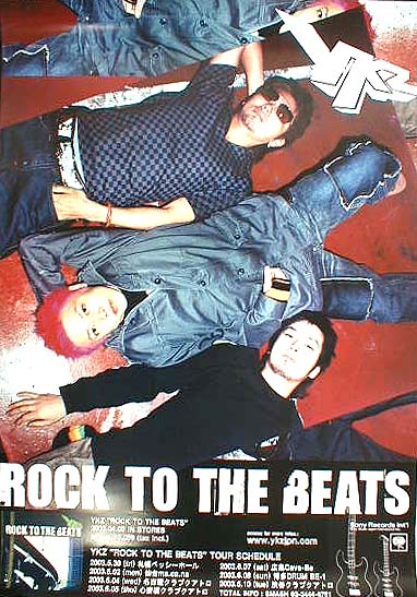 YKZ（ワイ・ケー・ズィー） 「ROCK TO THE BEATS」のポスター