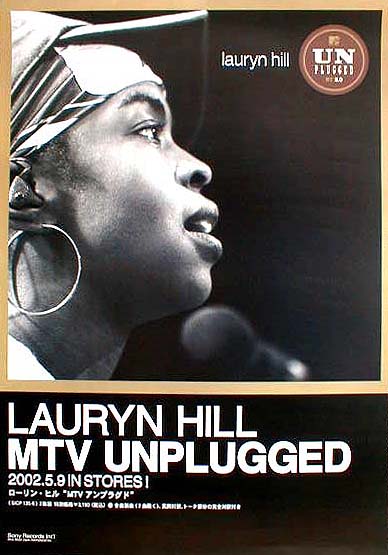 ローリン・ヒル LAURYN HILL 「MTV UNPLUGGED ＭＴＶアンプラグド」のポスター