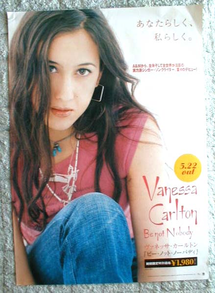 ヴァネッサ・カールトン（Vanessa Carlton） 「Be Not Nobody」のポスター