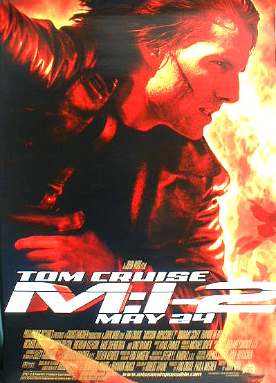 ミッション:インポッシブル2  Mission: Impossible II （トム・クルーズ）のポスター