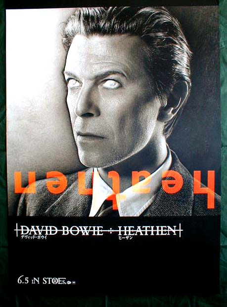 デヴィッド・ボウイ 「ヒーザン heathen」のポスター