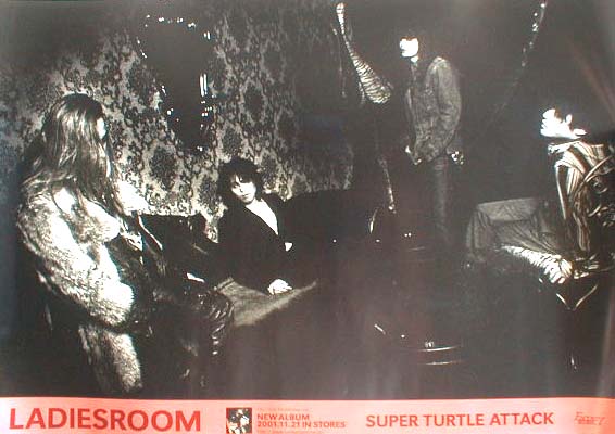 LADIESROOM （レディース・ルーム） 「SUPER TURTLE ATTACK」のポスター