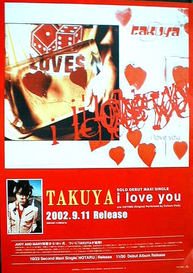 TAKUYA 「i love you」のポスター