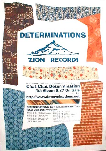 DETERMINATIONS （デタミネーションズ） 「Chat Chat Determination」のポスター