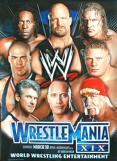 レッスルマニアXIX （WrestleMania）のポスター