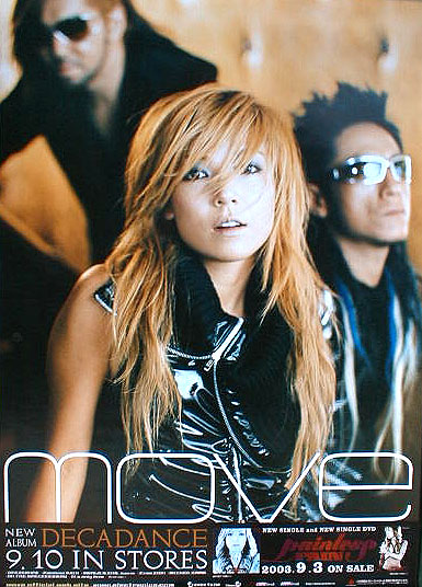 m.o.v.e 「DECADANCE」のポスター
