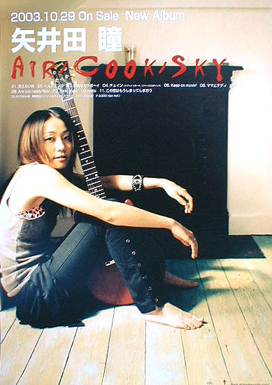 矢井田瞳 「Air/Cook/Sky」のポスター