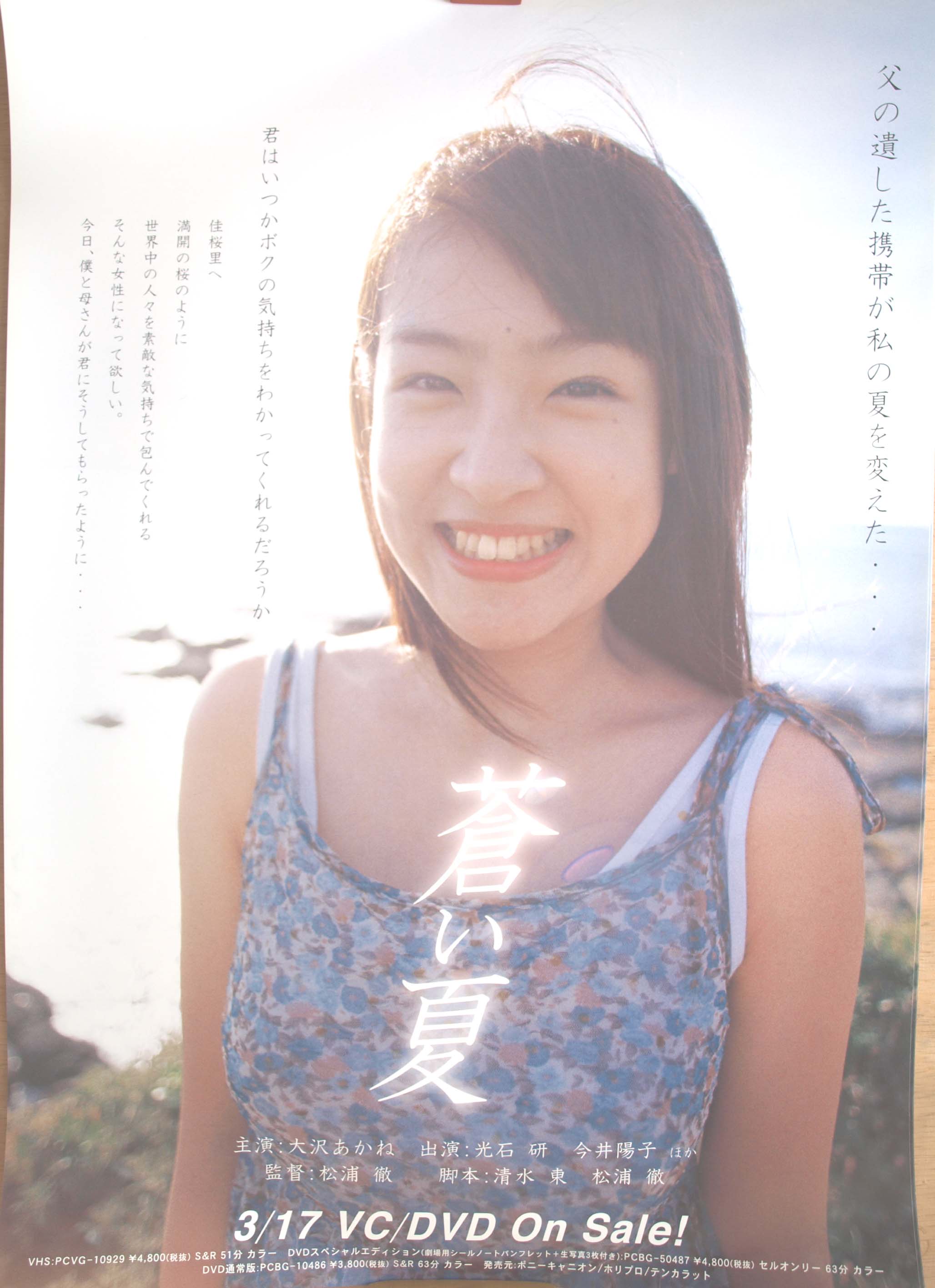 蒼い夏 （大沢あかね）のポスター