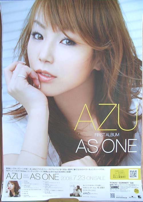 AZU 「AS ONE」のポスター