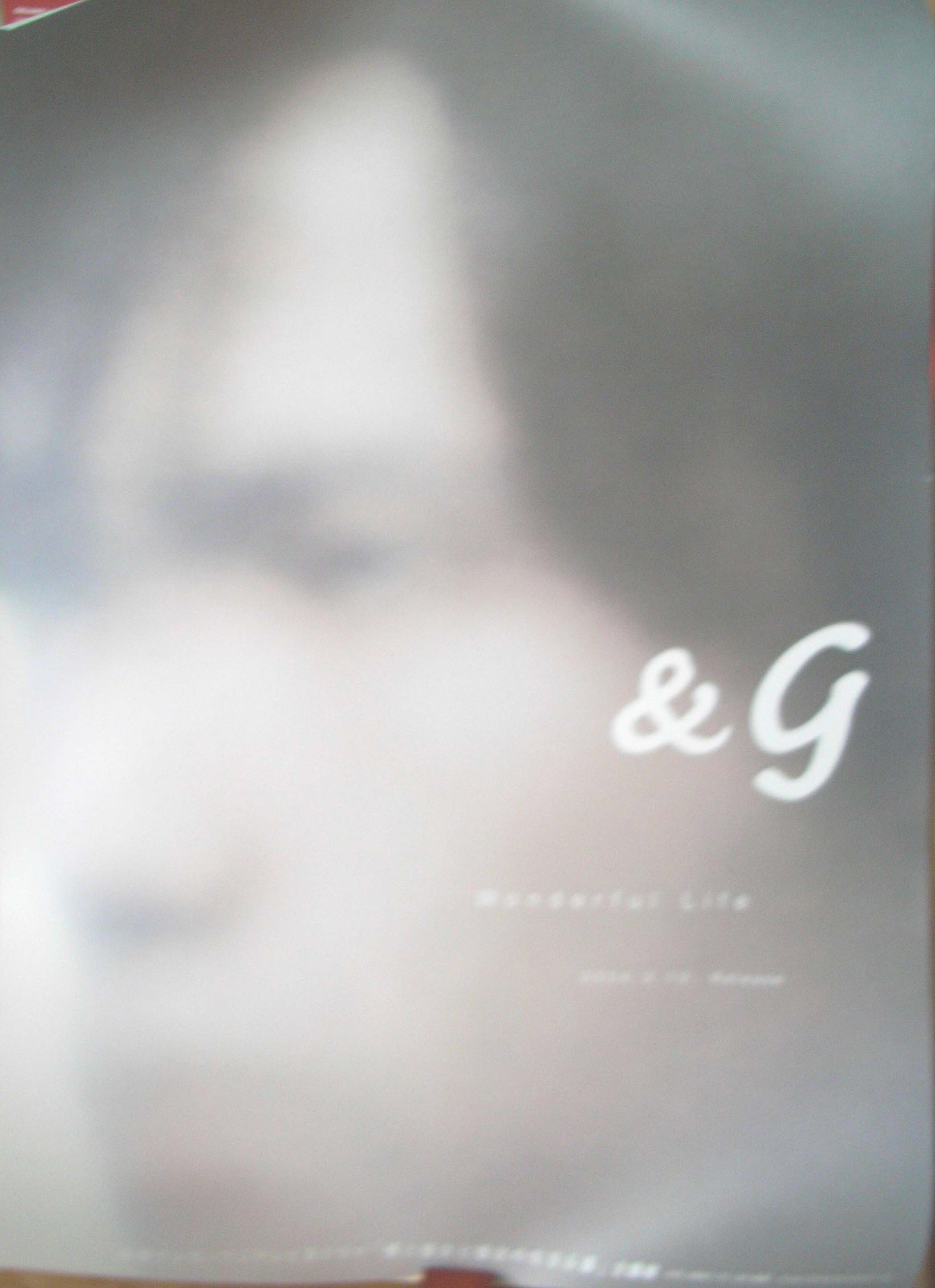 &G （稲垣吾郎） 「Wonderful Life」のポスター