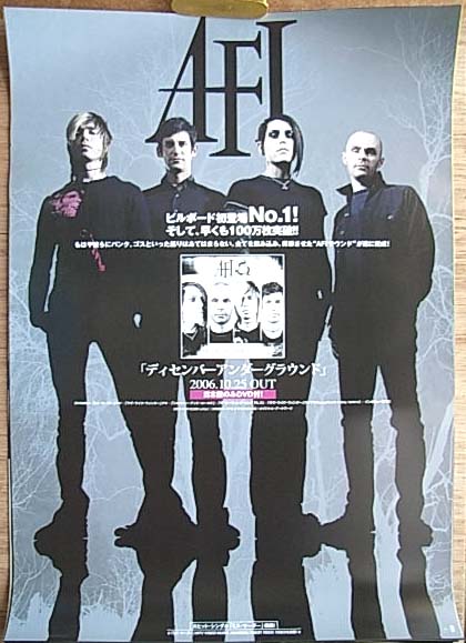 AFI 「ディセンバーアンダーグラウンド」のポスター