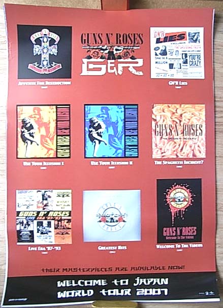 ガンズ・アンド・ローゼズ （JAPAN TOUR 2007） のポスター