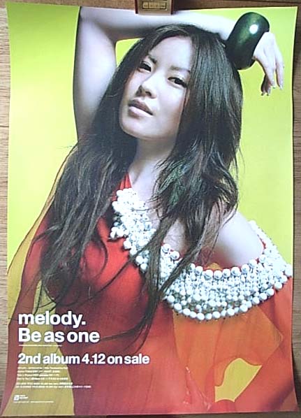 melody. 「Be as one」 のポスター