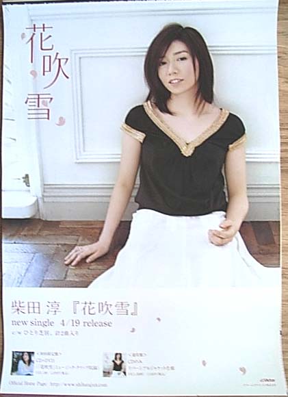柴田淳 「花吹雪」のポスター