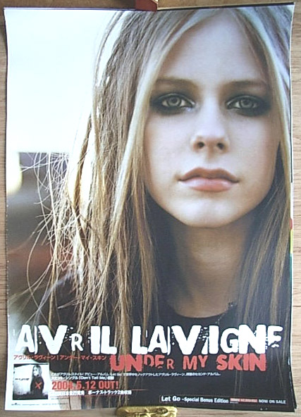アヴリル・ラヴィーン 「Under My Skin」のポスター