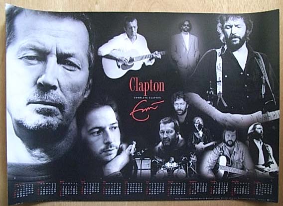 エリック・クラプトン 2008カレンダーのポスター