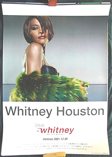 Whitney Houston ホイットニー・ヒューストン 「Love、Whitney・・」のポスター