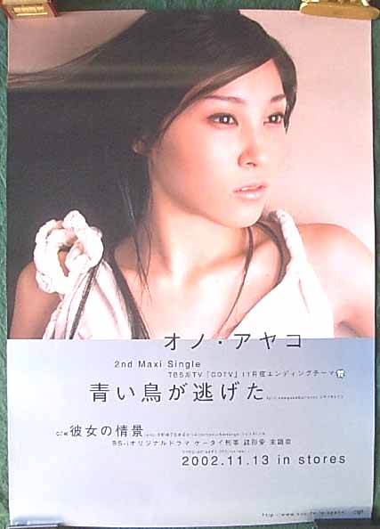 小野綾子 「青い鳥が逃げた」のポスター