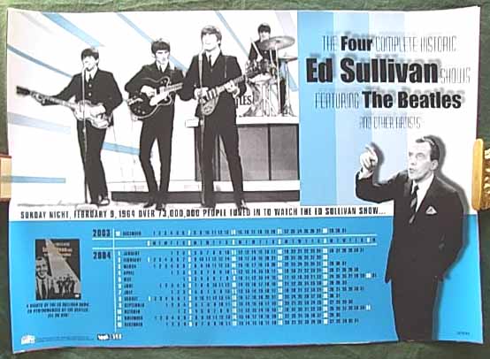 エド・サリヴァン ザ・ビートルズのポスター