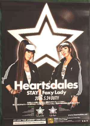 Heartsdales 「STAY/Foxy Lady」のポスター