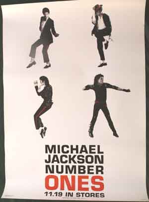 マイケル・ジャクソン 「NUMBER ONES」のポスター