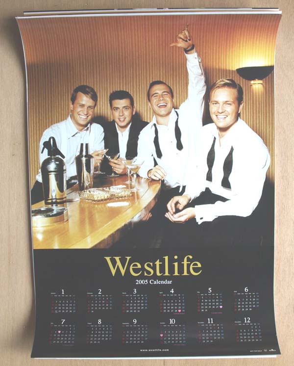 ウエストライフ（Westlife） 2005 カレンダー