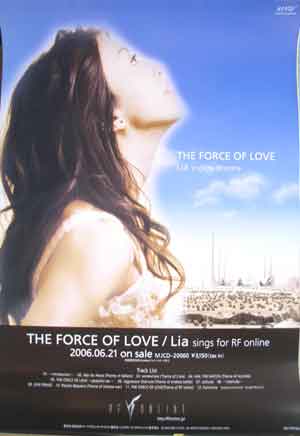 Lia 「THE FORCE OF LOVE」のポスター